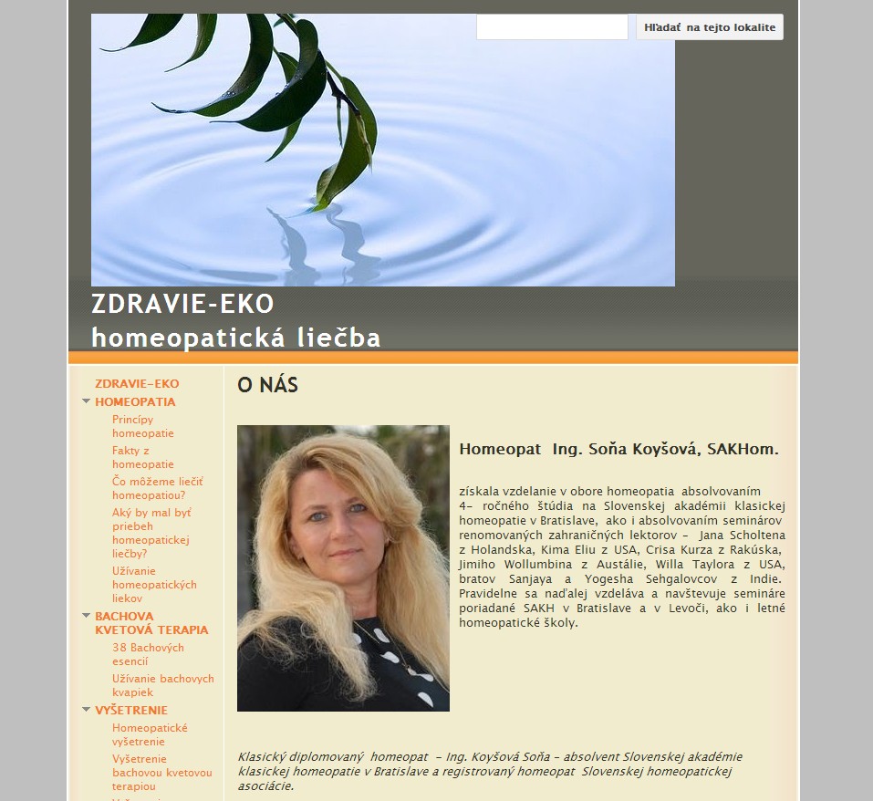 Ing. Soňa Koyšová, SAKHom.