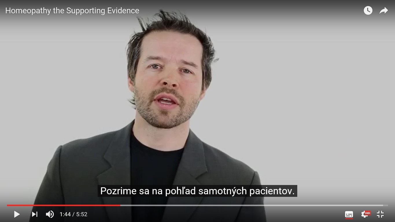 Dôkazy v prospech homeopatie